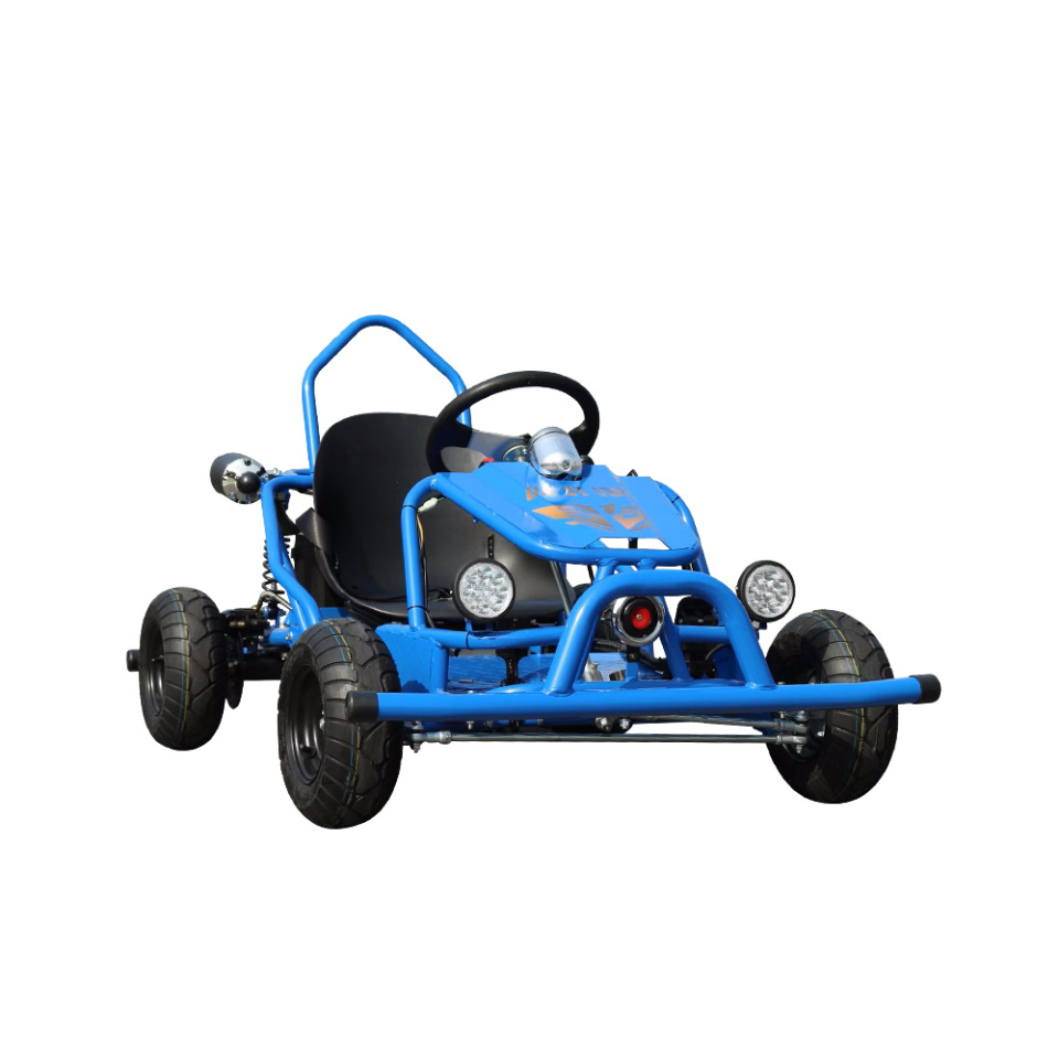 Kart Todoterreno de Cuatro Ruedas de Hierro y Plástico con Transmisión por Cadena