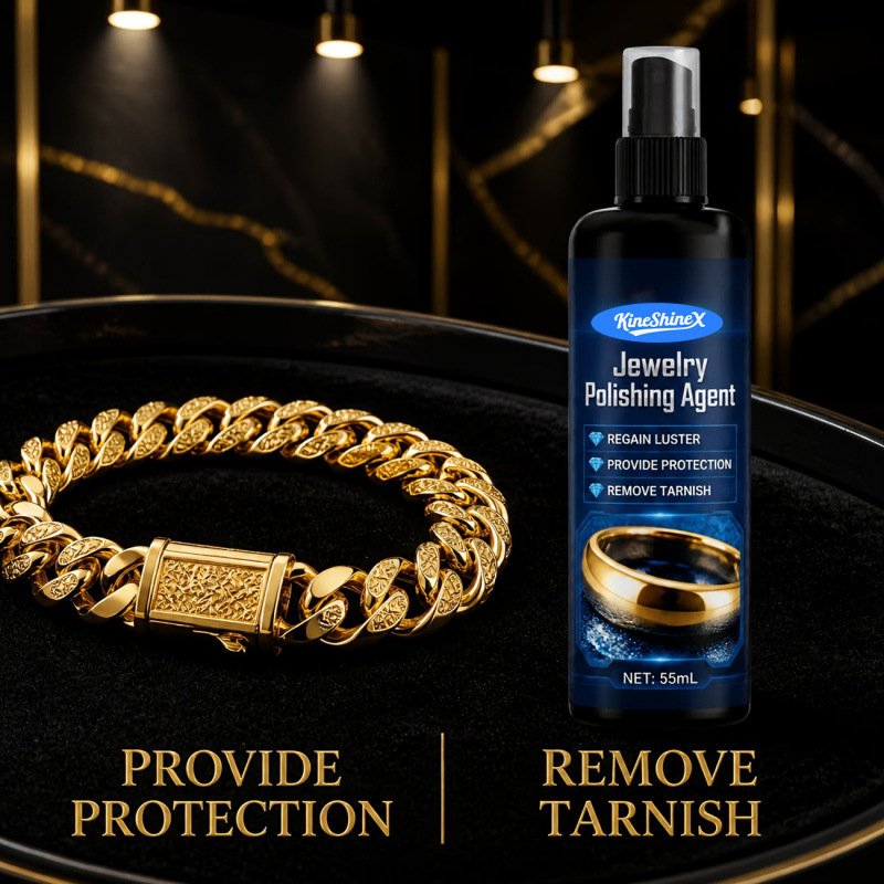 Kineshinex Metal Polish Jewelry Polishing Spray Jewelry Cleaning and Care Agent Fast-Acting Anti-Oxidation Kineshinex Metal Polish Jewelry Polishing Spray Jewelry Cleaning and Care Agent Fast-Acting Anti-Oxidation