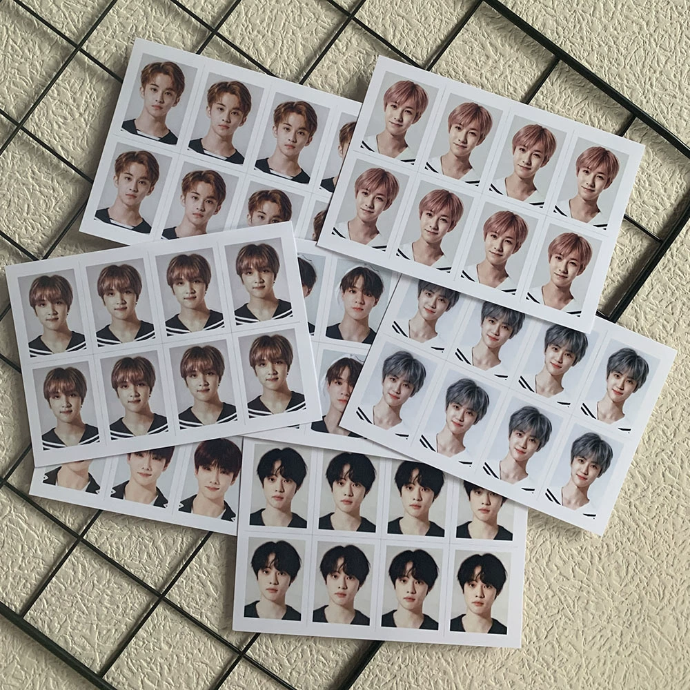 Фото на сертификат NCT DREAM одно-дюймовое фото NCT BLACK для школьного персонального идентификатора
