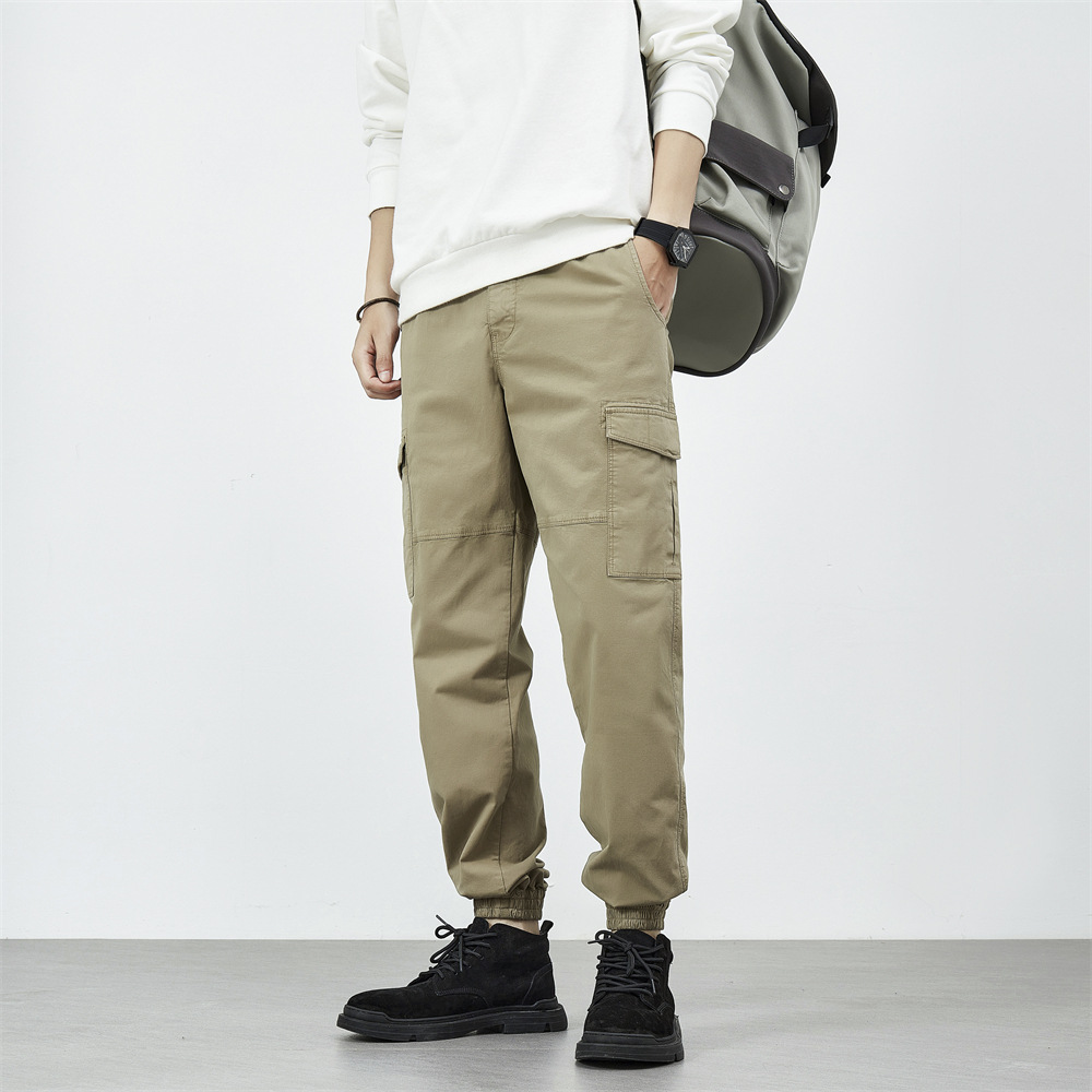 Herbst Neue Cargo Lose Jogger Lange Herren Freizeithosen_voghion.com