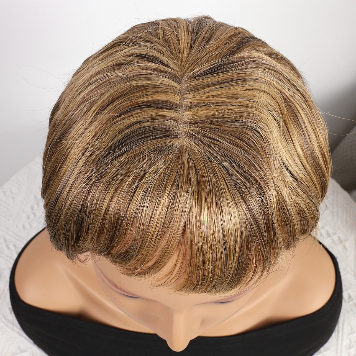 Fibra química al por mayor bob cabello pelucón mecánico pelucón cubierta de pelo