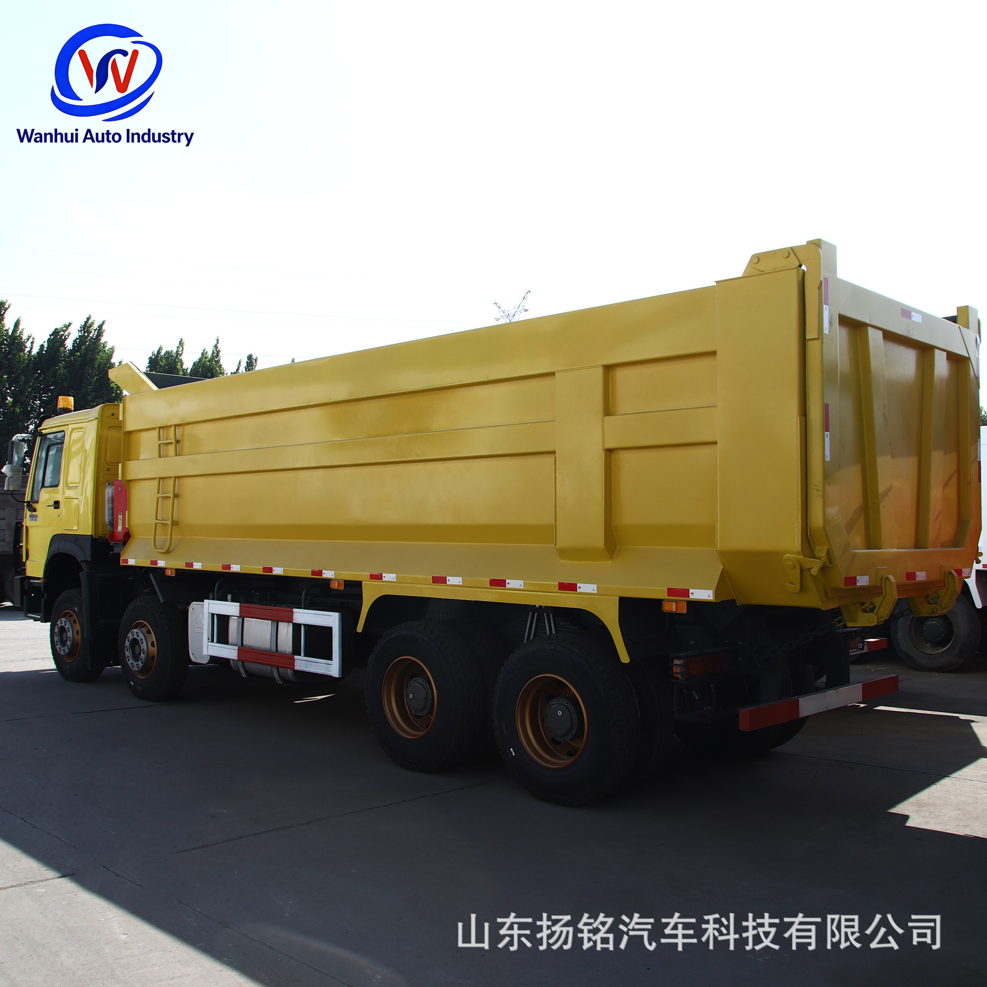 Sinotruk Howo Eight-Wheel Dump Truck for Engineering and Earth Transport, 371 Horsepower, Mining, Africa