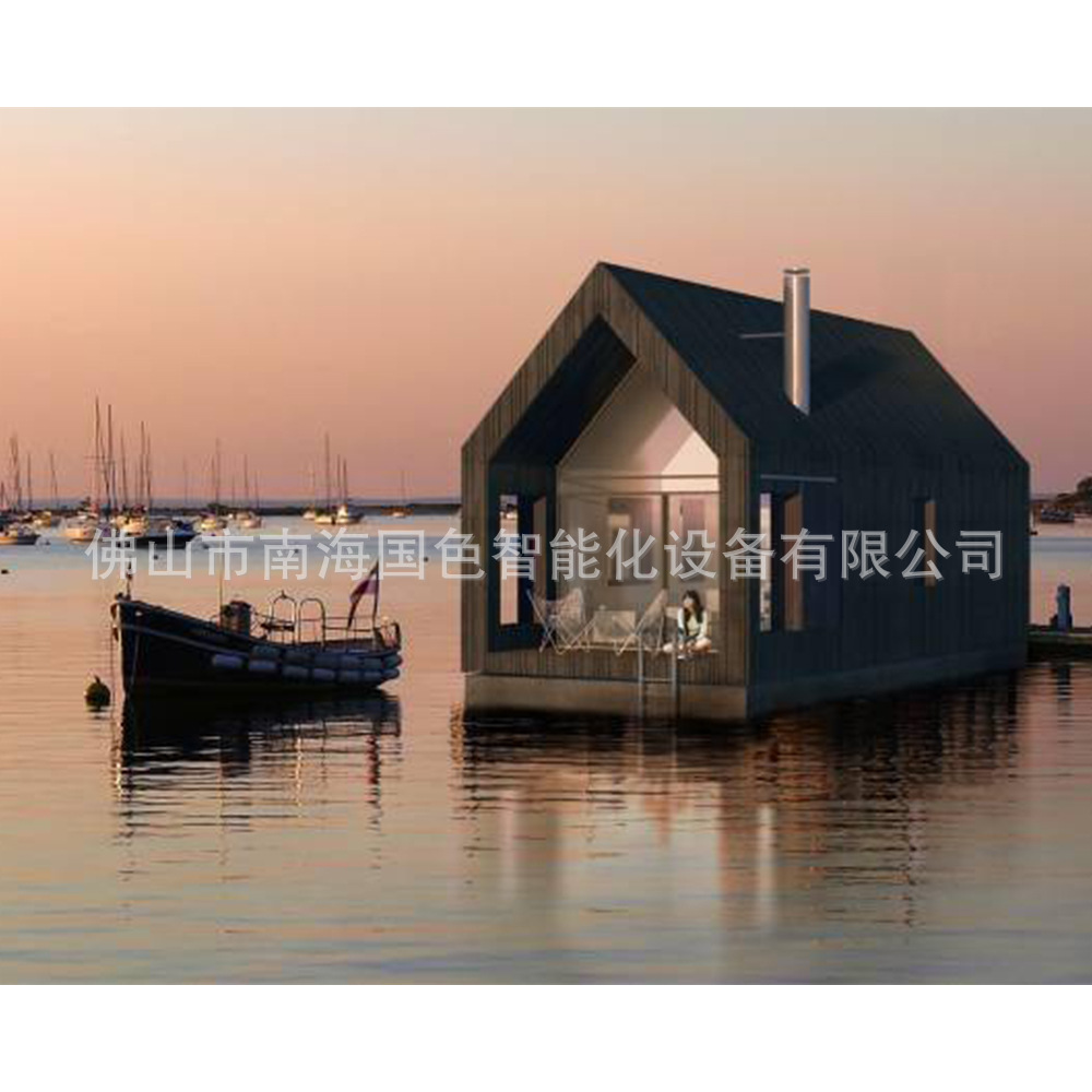 Contenedor móvil acero ligero Villa casa de vacaciones sala de actividades Hotel manzana cabina cielo estrellado habitación insonorizada cabina de seguridad