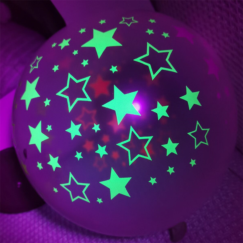 Feliz cumpleaños Neon Glow Balloons Glow in Blacklight Fluores