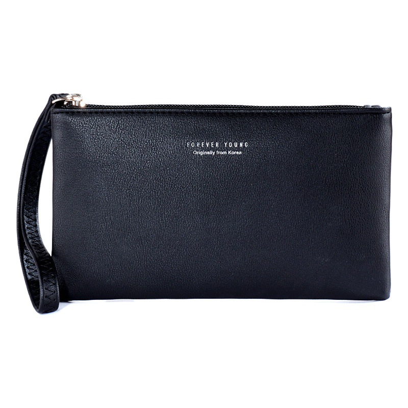 Fábrica al por mayor nuevo estilo de las mujeres largo simple moda monedero bolso del teléfono móvil bolso de las mujeres Cartera de entrega de una sola pieza de las mujeres