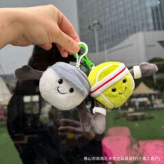 スポットアニメのスポーツ器材シリーズテニスゴルフのぬいぐるみ