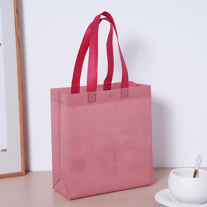 Tienda de ropa no tejida bolsas personalizadas LOGO engrosado bolsa de regalo bolsa de mano ropa de mujer bolsa ecológica image 7