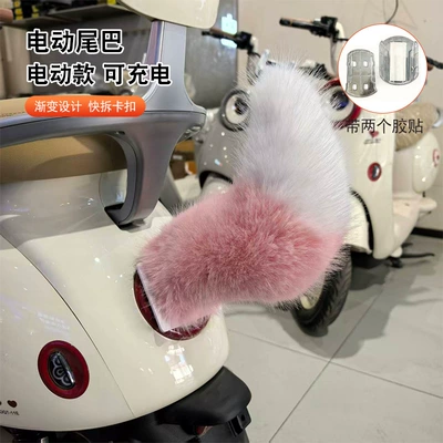 Other Automotive Exterior Supplies – Tail Light with Colorful Lights - pink-white-tip-buckle-fixed-style-without-colored-lights