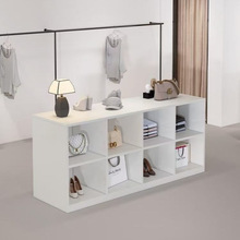 服装店双面中岛台展示女装童装收纳中间陈列柜摆放陈列流水展示柜