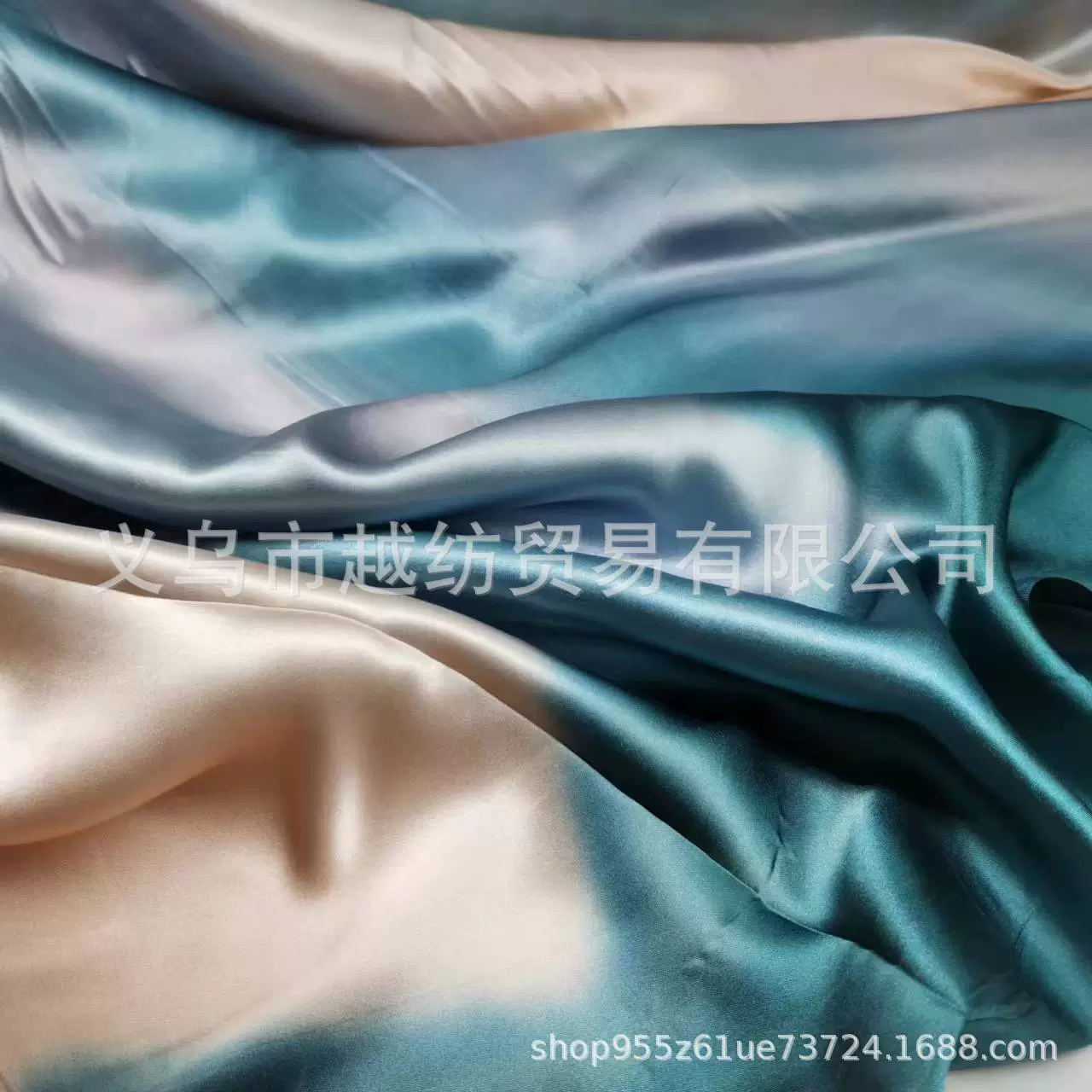 Silk cheongsam, cloth, 19mm, gradient