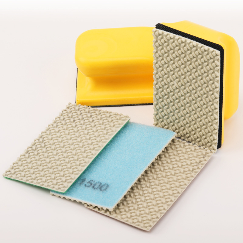 厂家批发DMD玻璃木头石材磨边倒角高目数树脂手擦片可替换手擦片