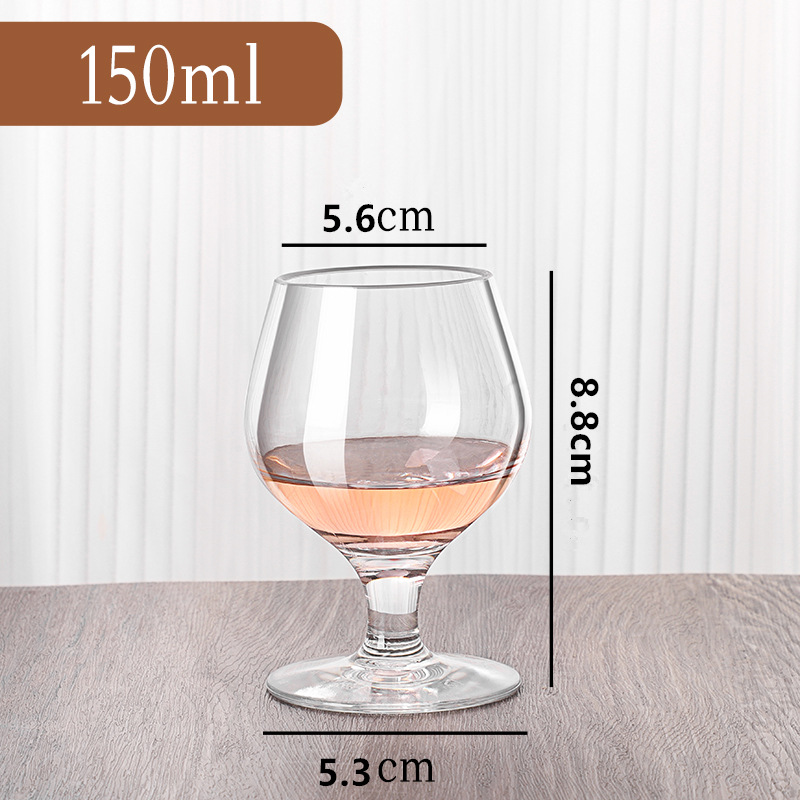 짧은 150ml 투명 PC는 깨지지 않고 고온에 강하며 유리가 아닙니다.