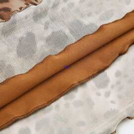 新款欧美时尚网纱豹纹半身裙女中裙高腰修身显瘦辣妹包臀裙潮