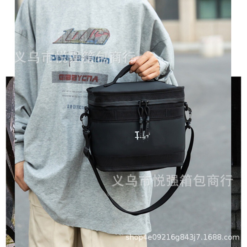 Cross-Border New North Face Trendy T/N/F Sports Men's and Women's Travel Shoulder Bag Cosmetic Bag Small Square Bag