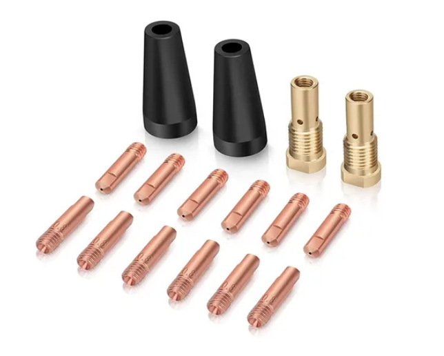 세트 1: 14AK 세트 16PCS(0.8 가이드 12개 + 블랙 보험 2개 + 에어리스 커넥팅로드 2개)