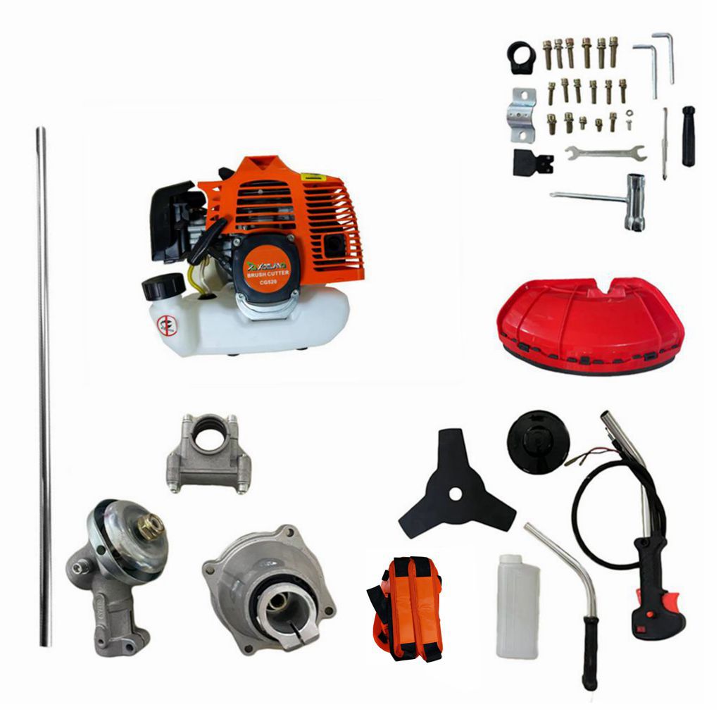 厂家直销外贸出口二冲程汽油割灌机小型家用侧挂背负割灌机打草机