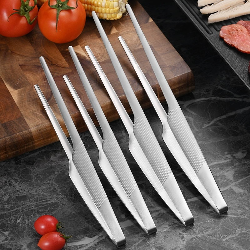 304 из нержавеющей стали заостренный зажим для барбекю новый шлифовальный зажим для барбекю