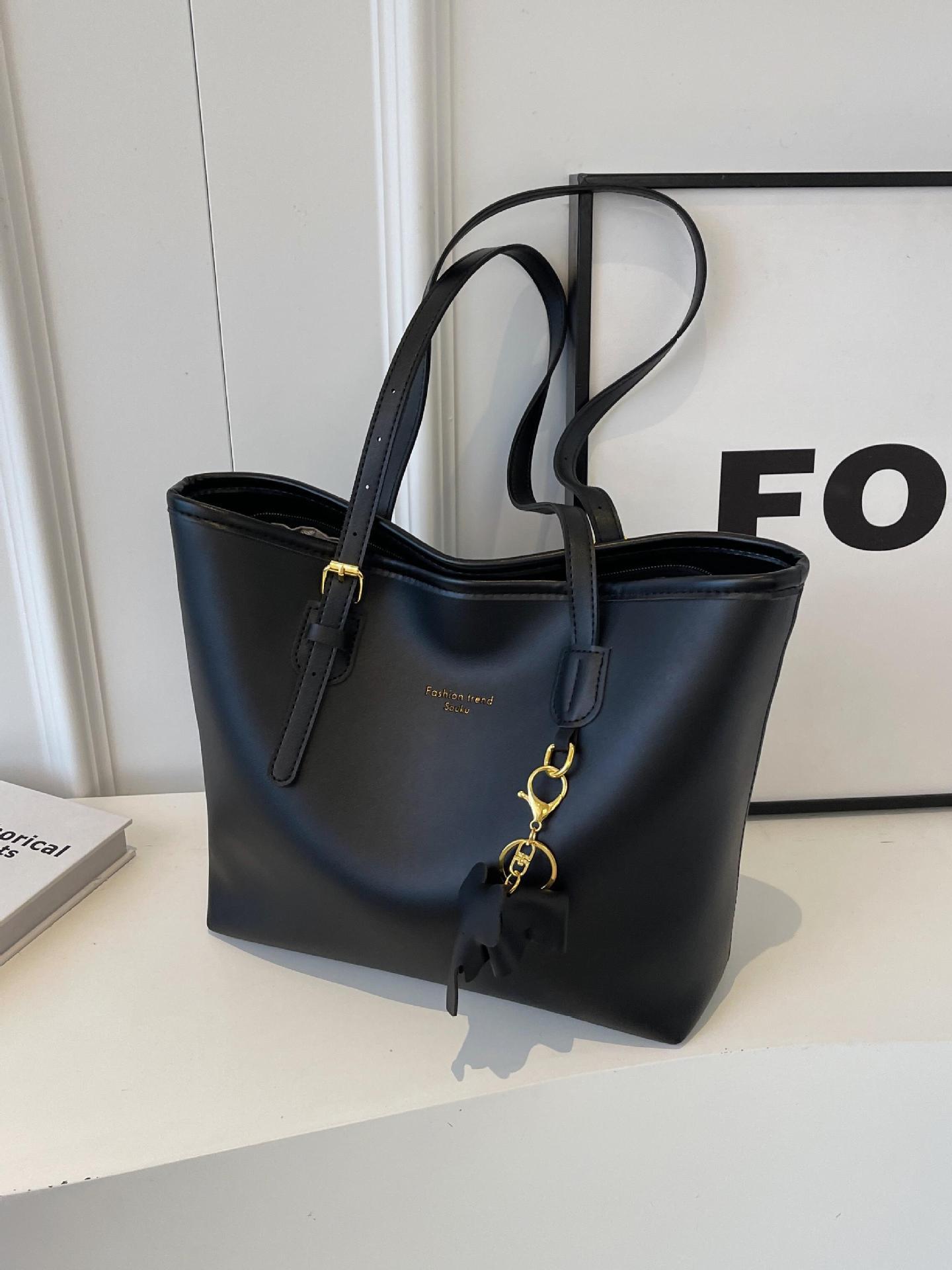 Trending Cross-Border Large Capacity Tote Bag For Women 2025 New Arrival Work Commuter Shoulder Bag Versatile Casual Trendy Underarm Bag
