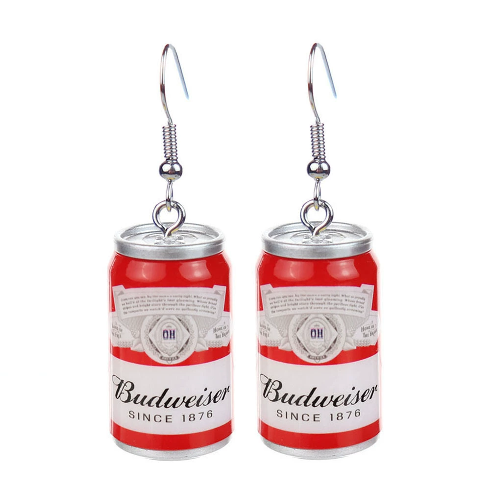 Creative fashionable brand earrings, accessory, Cola