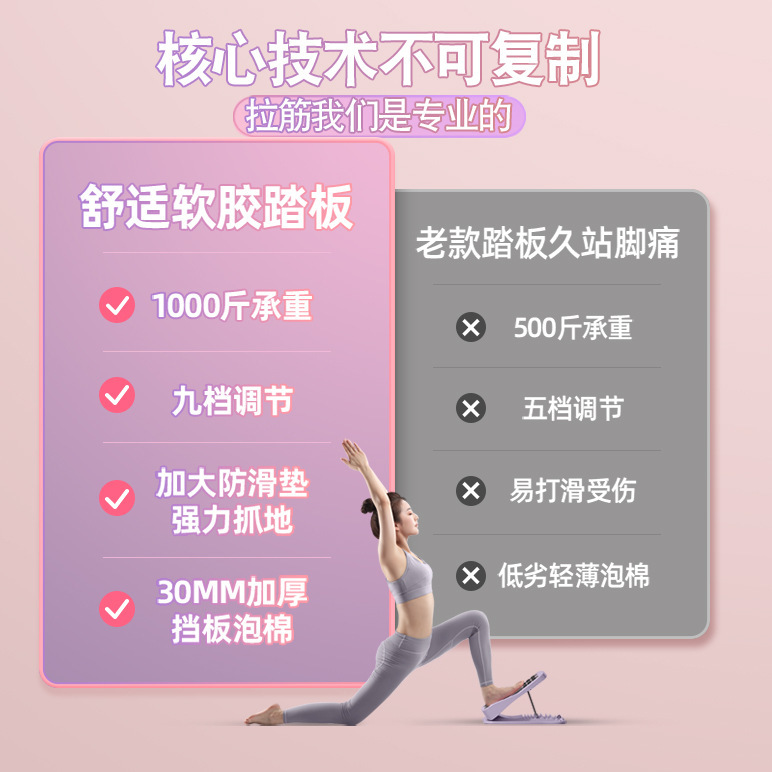 筋金入りの学生の女性のふくらはぎの踏み台は折り畳み可能です。|undefined