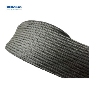Military Green Black Nylon Braided Mesh Sleeve Aviation Wire and Cable Protective Sleeve Self-Rolling Industrial Wiring Harness Protection