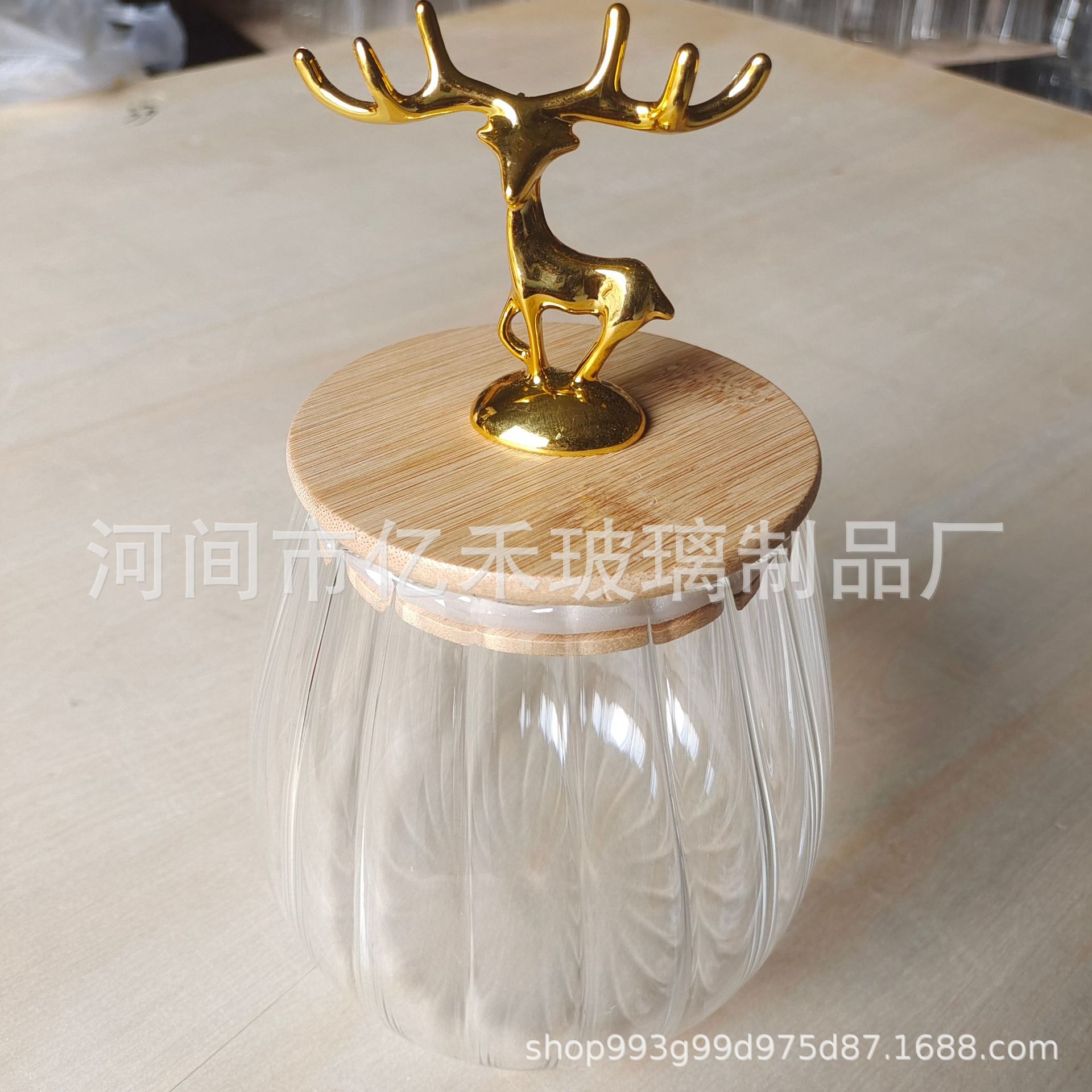 Tarro de vidrio de pétalo spot, frasco de vidrio sellado creativo, frasco de té, jarabe de gran capacidad de grado alimenticio para el hogar, almacenamiento a rayas