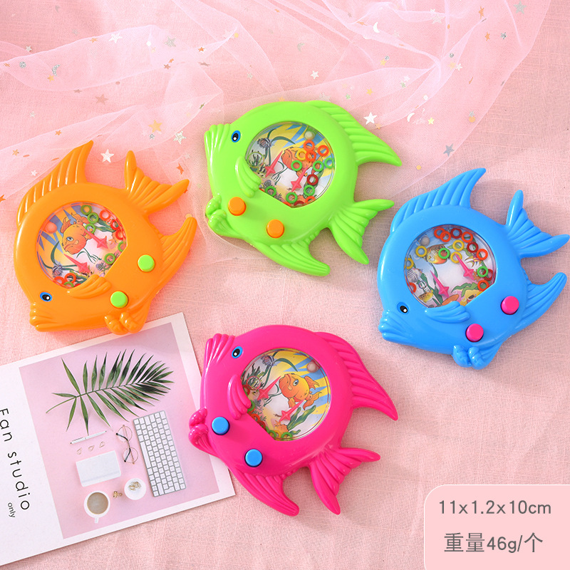 Anillo de agua para niños máquina de juego de anillo de mano tradicional regalo de jardín de infantes juguetes educativos pequeños al por mayor