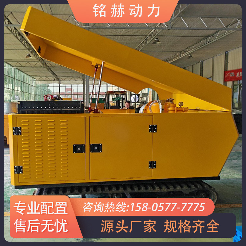クローラ式排水ロボット全地形対応大流量緊急排水移動式防洪ポンプ車ポンプユニット|undefined