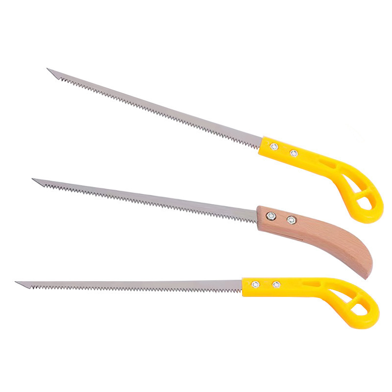 Chicken tail saw, outdoor saw, garden hand saw, woodworking saw, mini wall panel saw, fruit tree saw, wall saw, straight saw with wooden handle