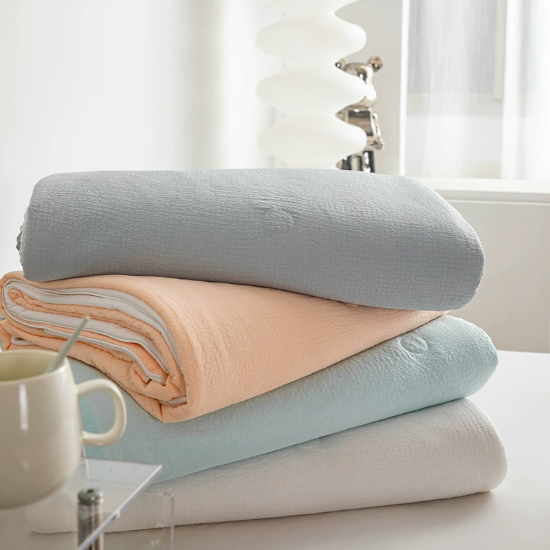 Мятное однотонное Полосатое летнее прохладное хлопковое стеганое машинная стирка студенческое общежитие весна и осень мытое Лето одиночный кондиционер двойной