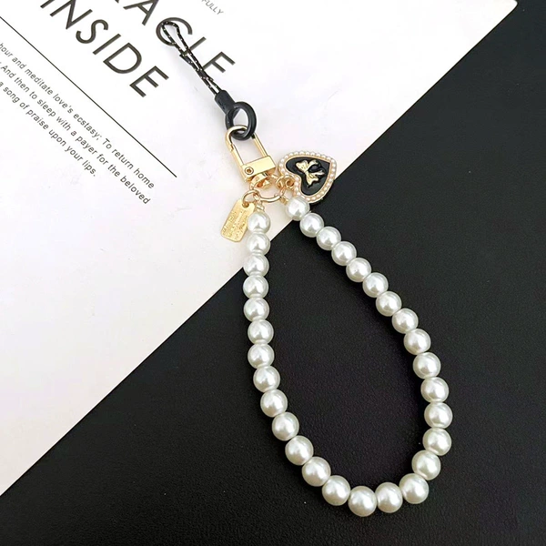 Love letter card [glass beads + small black rope]