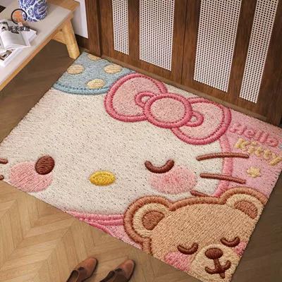Avtomobil döşəmə paspasları – Mat - big-face-kt-cat-4060cm-silk-circle