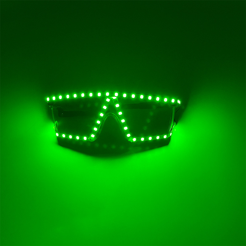 Equipo de salto discoteca LED luminoso gafas de protección ocular bar KTV divertido ambiente accesorios puesto en el mercado nocturno juguetes para niños