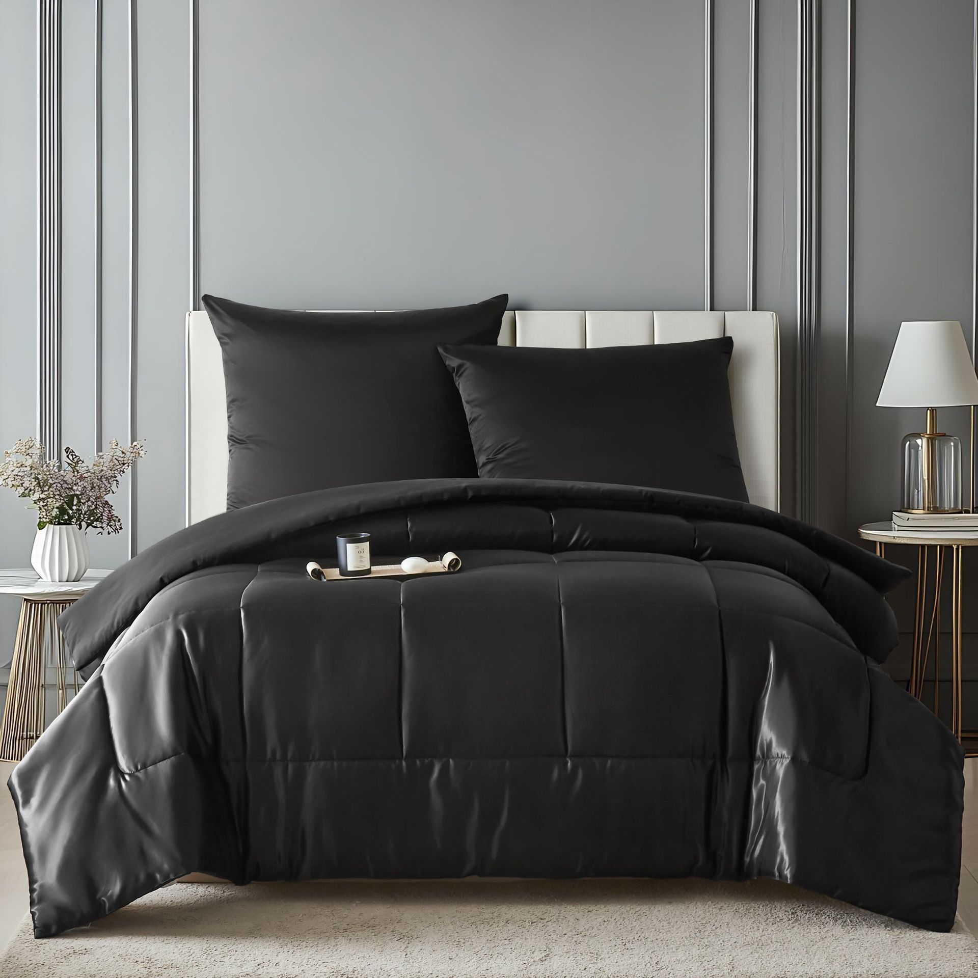 Duvet cover, pillowcase, set, for import, 3 piece set