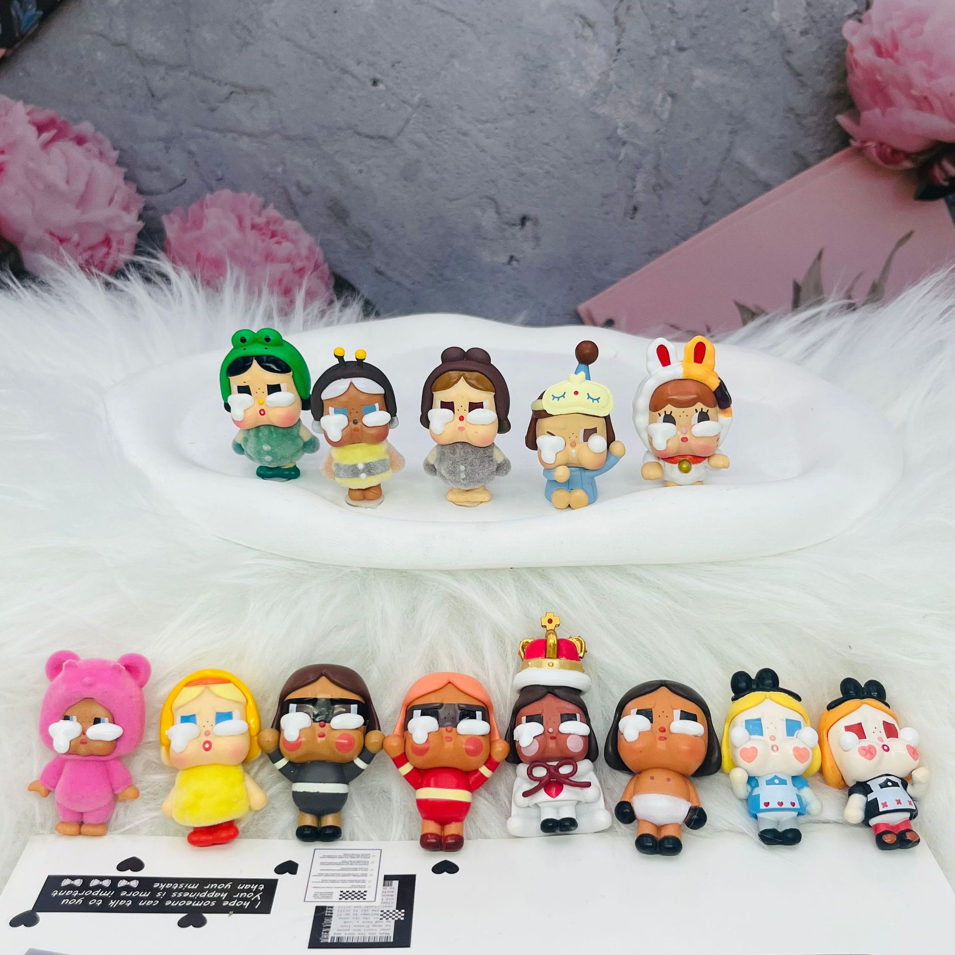 Muñeca adorable personalizable, serie de muñecas lloronas de fábrica, accesorios DIY para colgantes, figuras de muñecas personalizables, juguetes de caja sorpresa