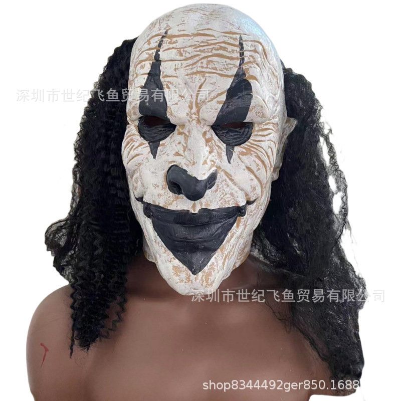 Caballero oscuro payaso máscaras de terror Halloween máscaras de baile Cosplay payaso máscaras de látex