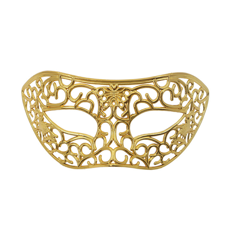 fiesta de baile de Halloween máscara de cabeza plana hueca máscara de mitad de cara máscara de fiesta máscara de cabeza plana retro jazz