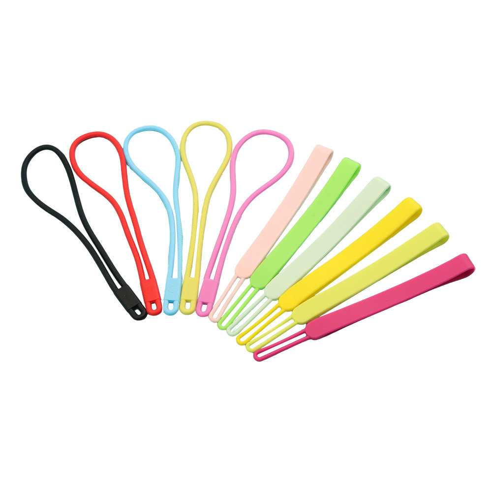 Red red multifuncional cuerda de silicona cuerda de mano cuerda de silicona bolsos correa de mano marca marca de equipaje cuerda de mano de color