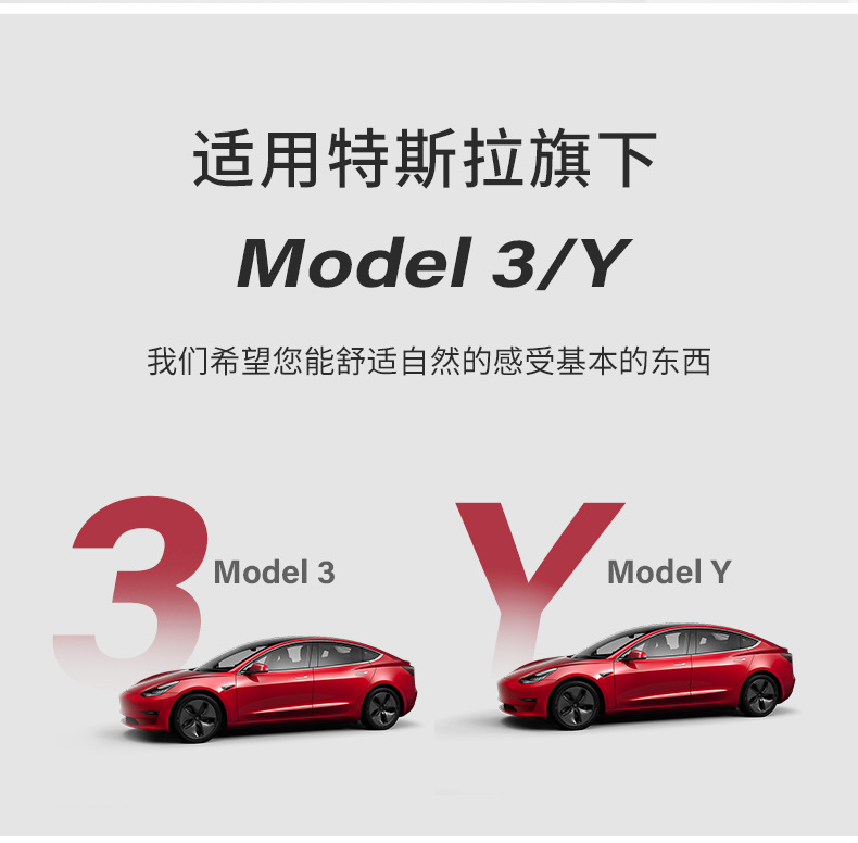 Applicable to Huanxin version Model3Y brake oil door pedal Tesla upgrade non-slip rest electric door pedal modification