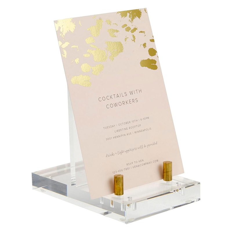 跨境亚克力画架可调节透明多档展示架艺术品照片亚克力架子展示架