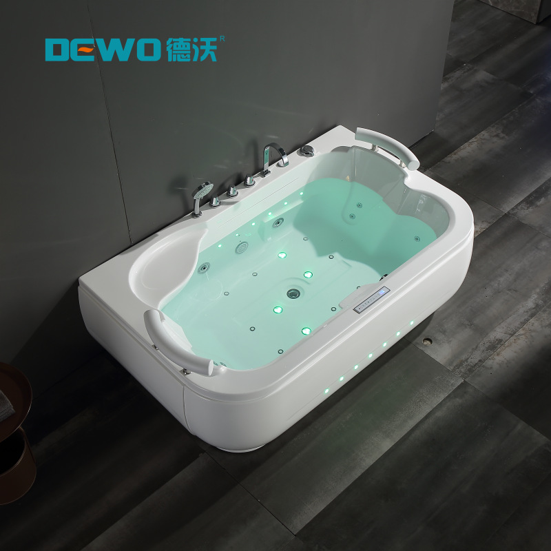 Devo bathroom factory design engineering home acrylic arc surf massage adult bathtub