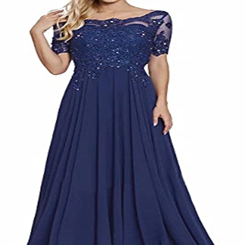 Transfronterizo Amazon estilo europeo y americano 2022 nuevo verano sexy encaje gasa damas banquete Comercio exterior vestido de noche