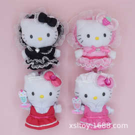 可爱卡通猫咪洛丽塔女仆系列毛绒玩具玩偶少女心礼物钥匙扣挂件