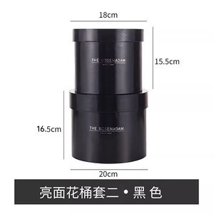 Cubo de abrazo Cubo de ramo Cubo de bricolaje clásico Cubo de tres brazos Espesar Floristería sin tapa Caja de embalaje de flores Caja de regalo de flores