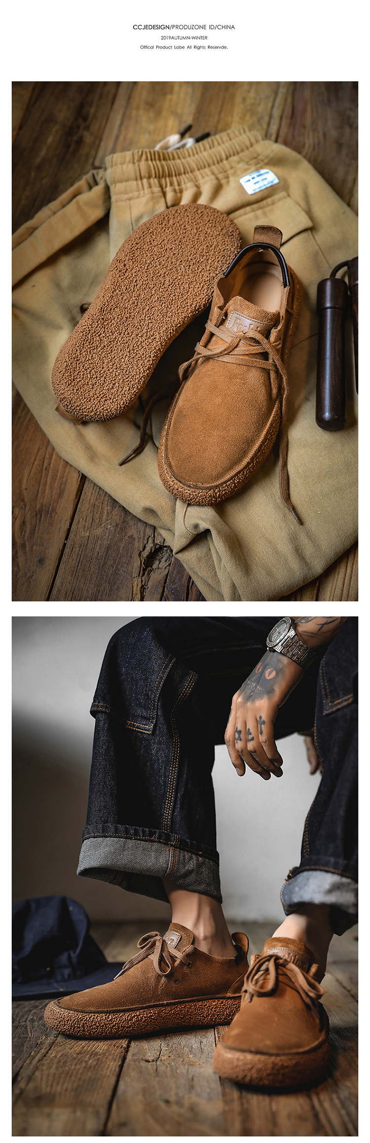 2024 männer Neue Echtes Leder Casual Schnüren Nicht-slip Weiche Sohle Atmungsaktive Board Reverse Fleece Wildleder Trendy Schuhe_voghion.com