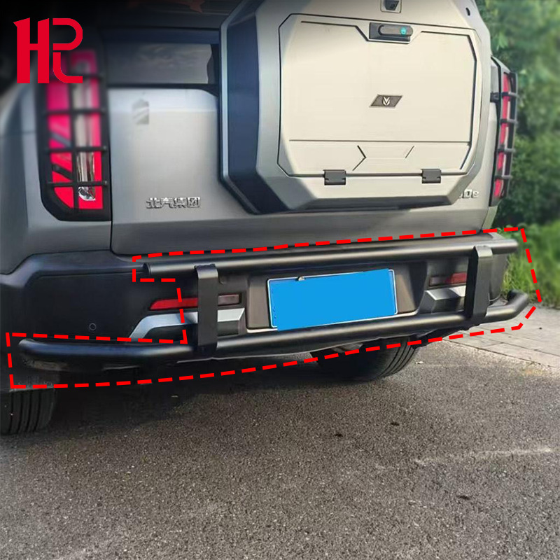 适用bj30后牛栏杠保险杠前杠防撞梁越野防护杠锰钢竞技杠外饰改装