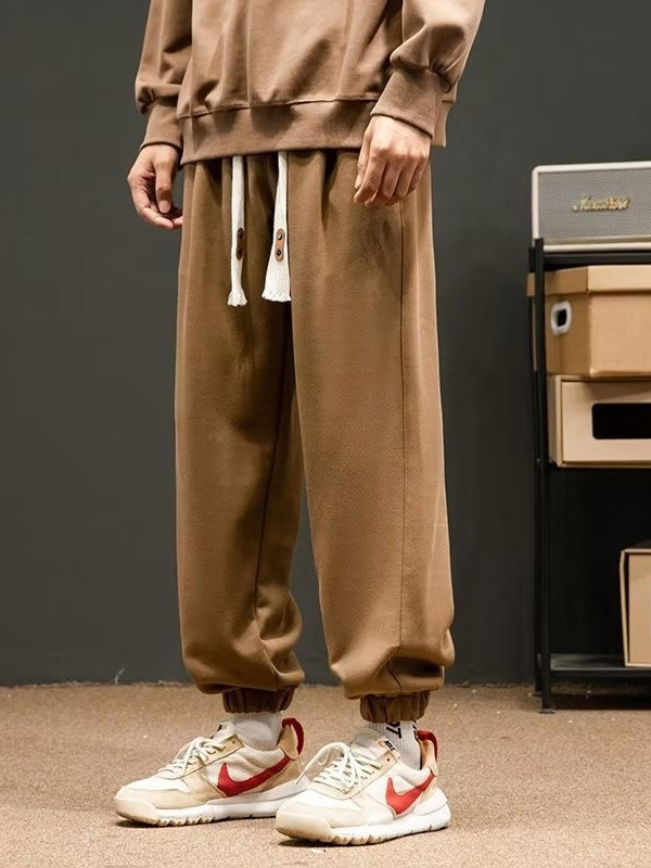 Pantalones casuales de todo fósforo pantalones casuales de pierna recta sueltos para hombre 2024 pantalones con corsé para hombre de moda