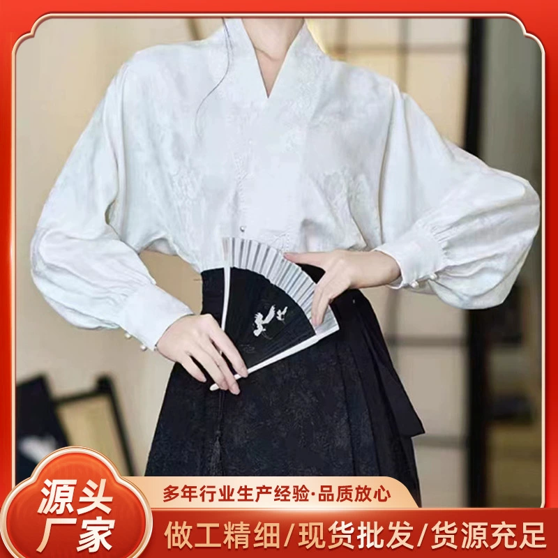 Новый китайский самолет с рукавами женщины с воротником