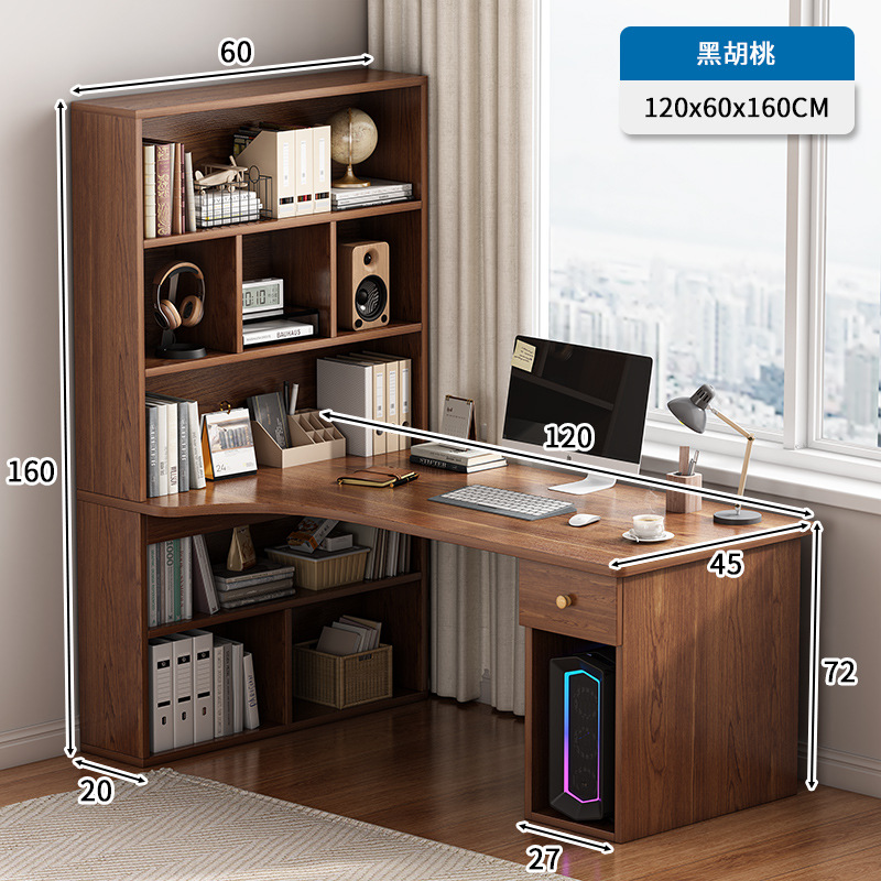 Escritorio de esquina escritorio tipo L escritorio escritorio dormitorio para chicas computadora梳妆台 maquillaje mesa integrada