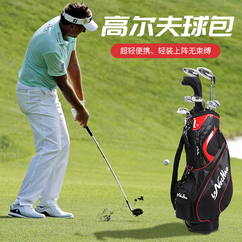 Fuente de la fuente de la fábrica nueva bolsa de golf de nylon bolsa de pelota impermeable bolsa de golf estándar transfronteriza exclusiva